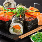 April угощает роллами